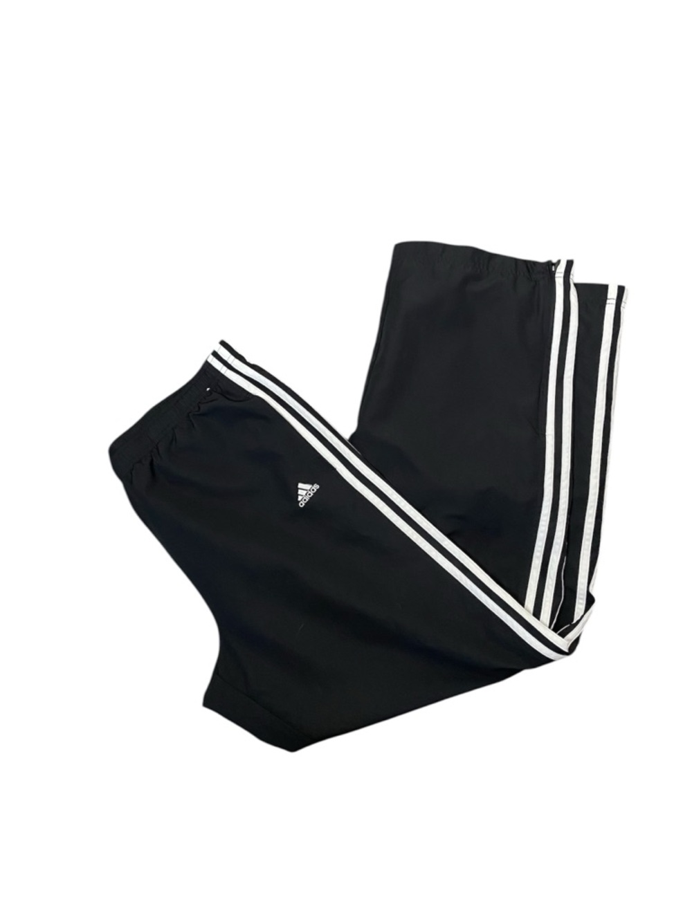 Adidas Track Pants Men’s Large Drawstring Zip Cuff Athletic Joggers W/ Pockets